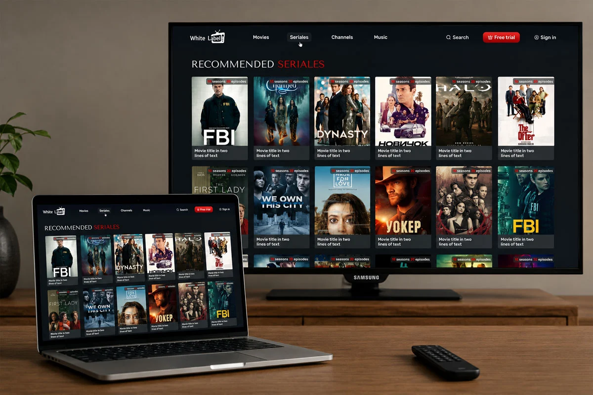 OTT App Development for Smart TVs, Mobile Devices