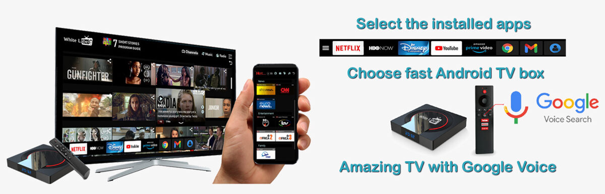 Cast-TV OTT TV box and VOD and linear content 